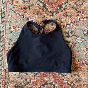 Lululemon sports bra, size 8, high neck free to be